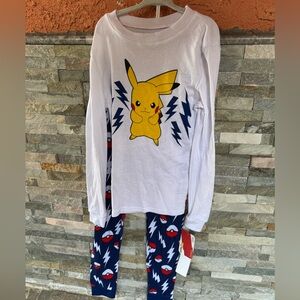 Pokemon White Snug-Fit Pajama Top